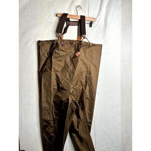 Red Ball Insulated Chest Wader Mens L Brown Waterproof Hunting Adjustable Strap